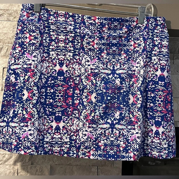 Tranquility Large Pink, Blue and White skort - Picture 5 of 5